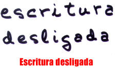 Resultado de imagen para GRAFOLOGIA ESCRITURA LIGADA